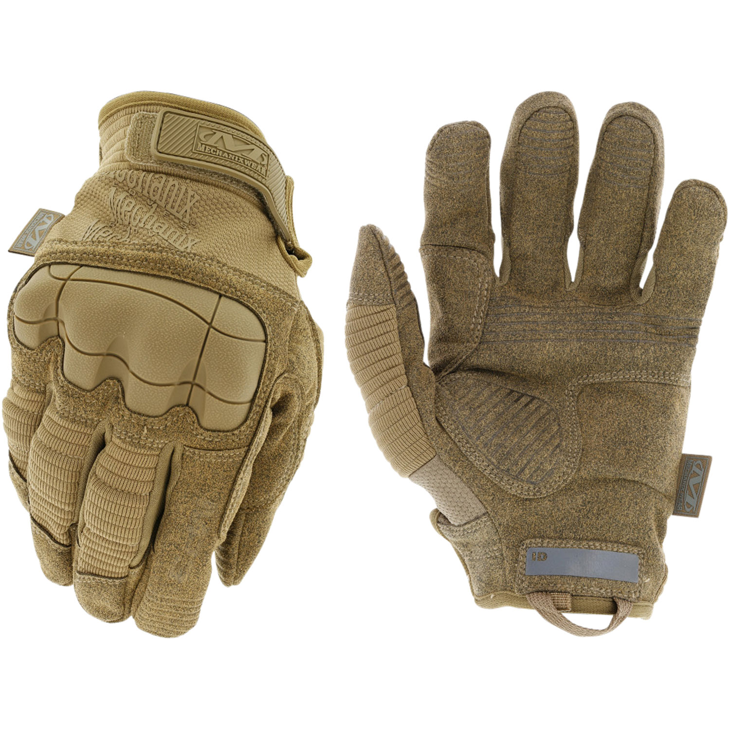 Mechanix Wear MP372010 M-Pact 3 Coyote Synthetic Leather Large Velcro Closure
