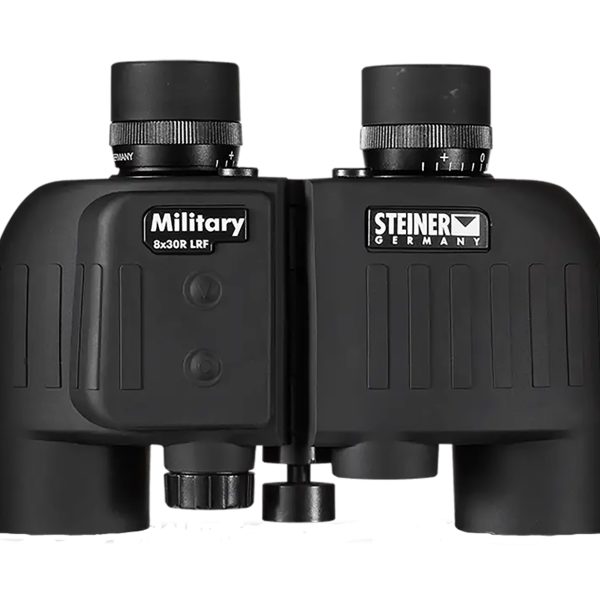Steiner 2680 M830r Laser Rangefinder 8x 30mm Mil Radian Ranging Reticle, Floating Prism Auto Focus, Black Makrolon w/Rubber Armor