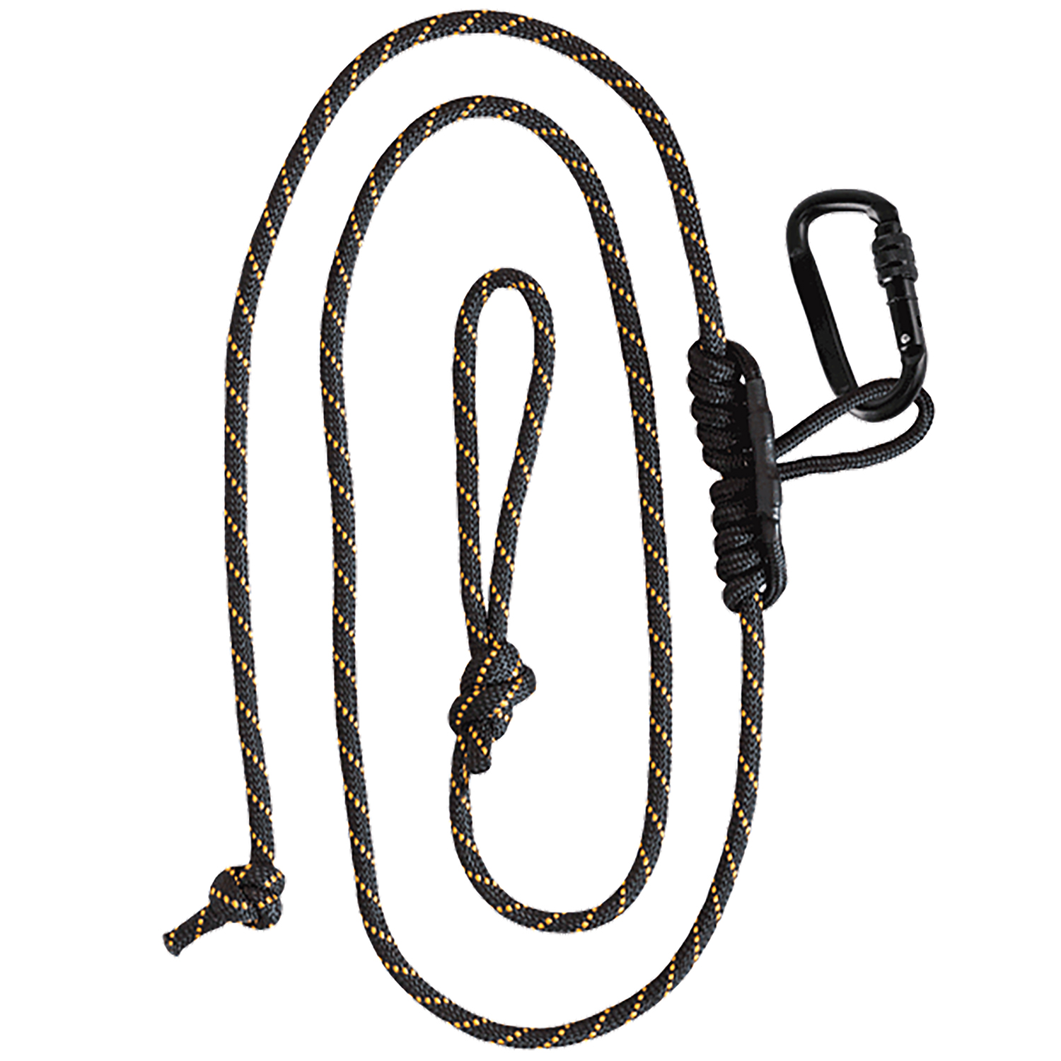 Muddy MUDMSA070 Safety Harness Lineman's Rope Black Nylon
