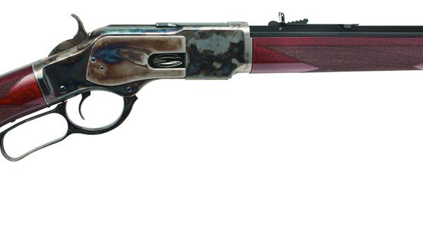 Cimarron CA206 1873 Short Deluxe Full Size 44 Special 10+1, 20" Blued Octagon Steel Barrel, Color Case Hardened Steel Receiver, Walnut Fixed Pistol Grip Stock, Right Hand
