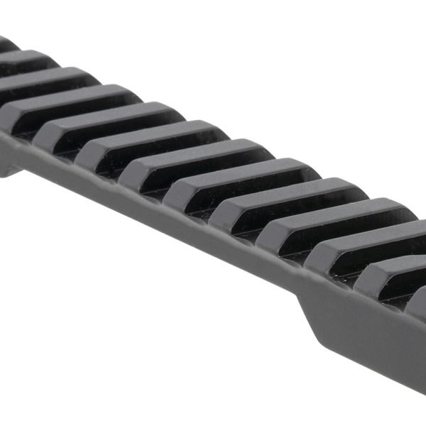 Talley PSM258779 Fierce Rivalry Picatinny Rail  Black Anodized Short Action 20 MOA