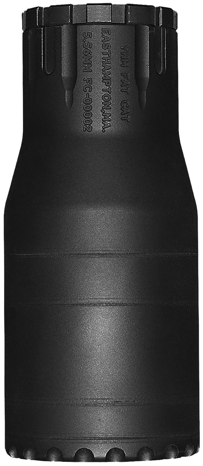 Yankee Hill 2200MB28 Fat Cat (Standard End Cap) 22 Cal (5.56mm) Black Stainless Steel/Inconel, Mini sRx Mount Included