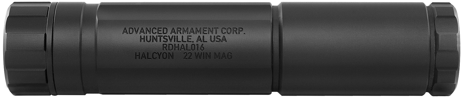 ADVANCED ARMAMENT COMPANY 64283 Halcyon 22 Cal (Rimfire) 1.12" Black Steel Titanium 1/2"x28