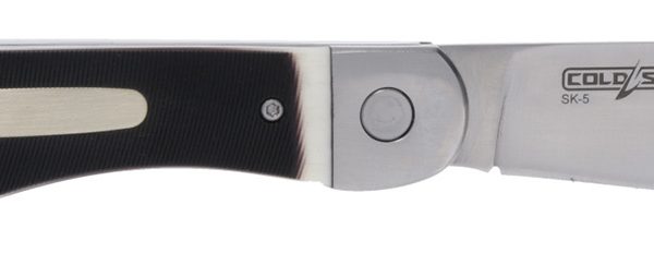Cold Steel CS20NPM1Z Ranch Boss II 4" Folding Clip Point Plain Satin Polished/5.25" Faux Sawed Bone Handle