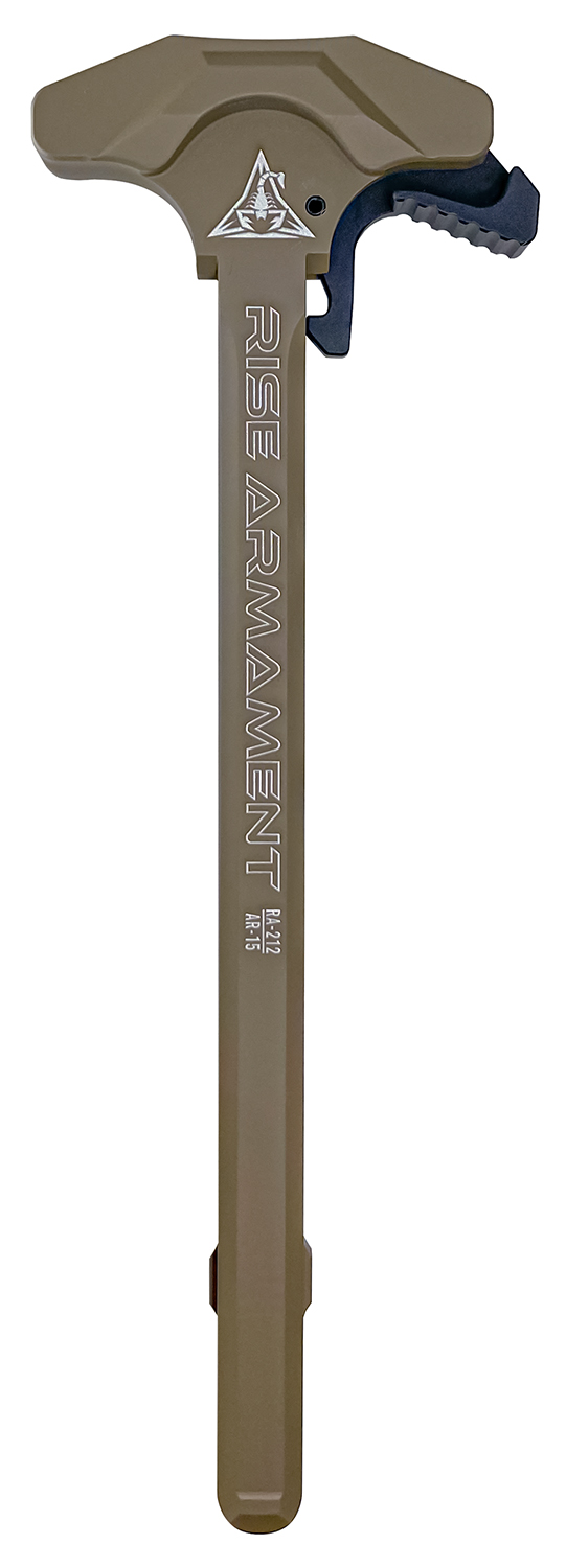 Rise Armament RA212FDE Extended Charging Handle RA-212 FDE Aluminum for AR-15