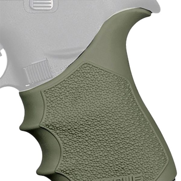 Hogue 18211 Grip Sleeve Handall Beavertail OD Green Rubber