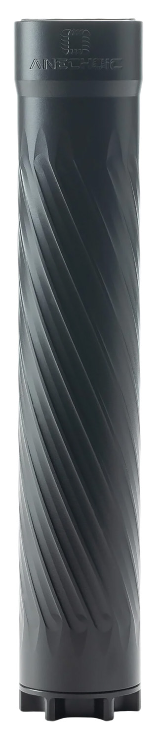 Anechoic X22B Anechox 22 22LR/17HMR/22Mag 1.10" Black 7075-T6/Titanium 1/2"x28