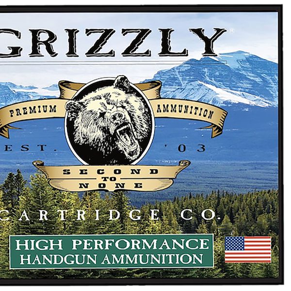 Grizzly Ammo GC44M+P1   44RemMag+P+ 355gr Wide Long Nose Gas Check 20 Per Box/10 Case