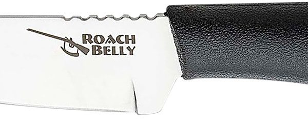 Cold Steel 20RBC Roach Belly  4.50" Fixed Serrated 4116 Stainless Steel Blade/Black Polypropylene Handle