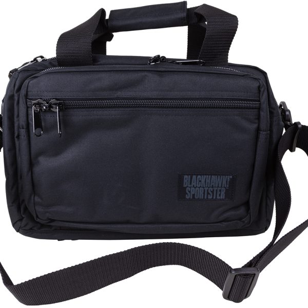 Blackhawk 74RB01BK Sportster Deluxe Black 600D Polyester Holds 2 Handguns