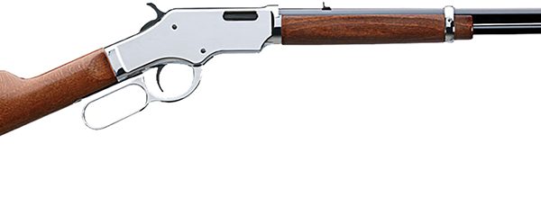 Taylors & Company 550223 Uberti Scout 22 LR Caliber with 14+1 Capacity, 19" Blued Barrel, Chrome-Plated Metal Finish & Walnut Stock Right Hand (Full Size)