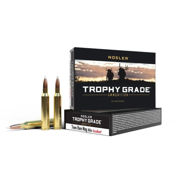 Nosler Trophy Grade 7mm Rem Mag 160gr — 20 rds