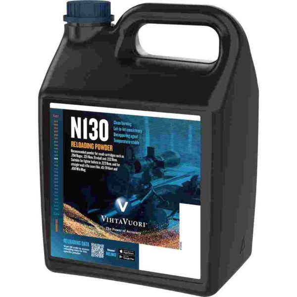 Vihtavuori N130 Rifle Powder - 8lbs