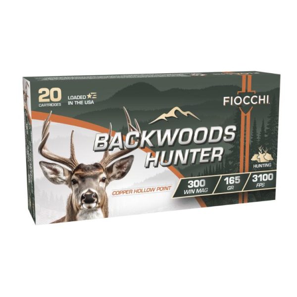 Fiocchi Backwoods Hunter .300 Win Mag 165gr — 20 rds