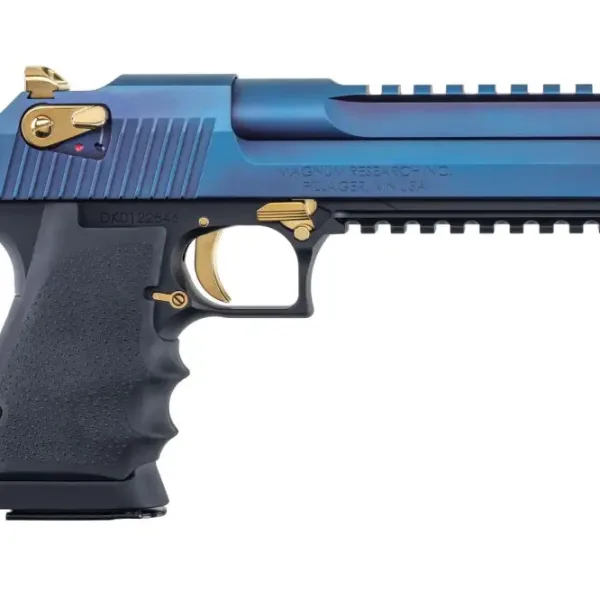 MGNM RSRCH LT WEIGHT DE50 PSTL CARBO BLUE/GOLD APPTMNTS 6" BARREL