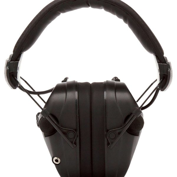 Pyramex VGPME20 Venture Gear Sentinel Muff Polymer 26 dB Over the Head Black Adult 1 Pair
