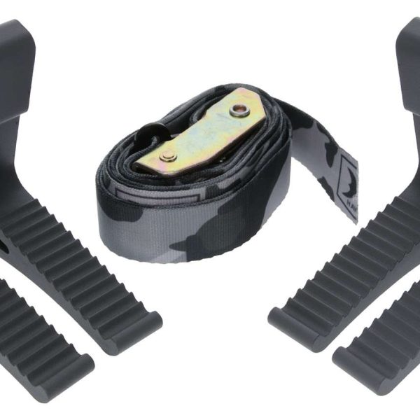 Hawk HWKSTP4PK Monkey Bar Steps Black Aluminum 4 Pack