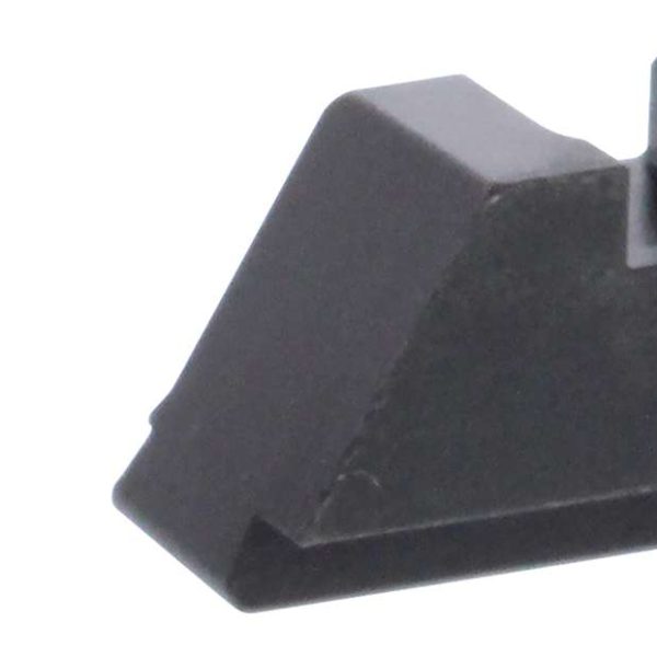 AmeriGlo GL411 Optic Compatible Sight Set for Glock  XL Tall Green Tritium White Outline Front Sight-Green Tritium Black Rear Sight