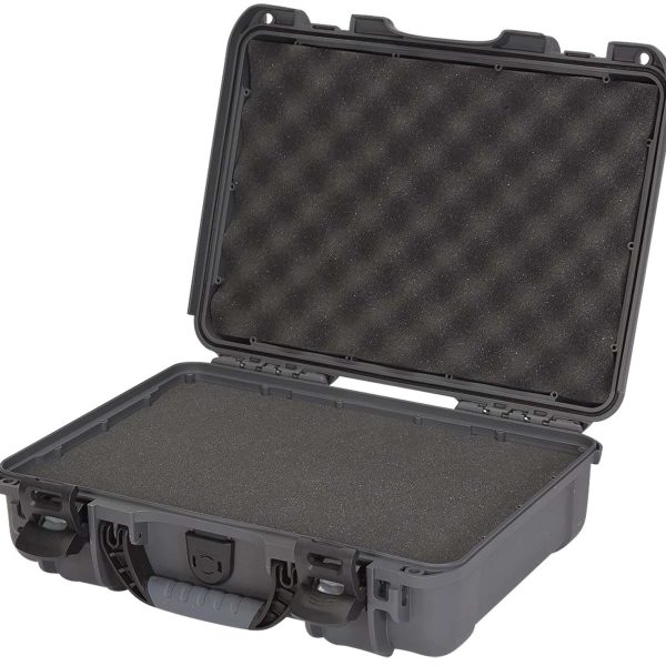 Nanuk 9101007 910  Waterproof Graphite Resin w/ Foam Padding&Airline Approved