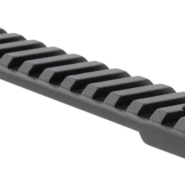 Talley PLM258763 Fierce Picatinny Rail  Black Anodized Long Action 20 MOA