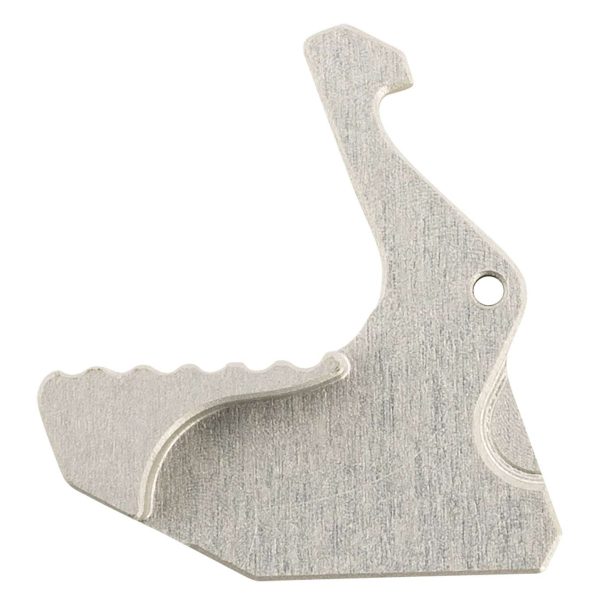 Rise Armament RA212GISLVR Extended Charging Handle Latch RA-212 Silver Aluminum fits Mil-Spec AR Charging Handles
