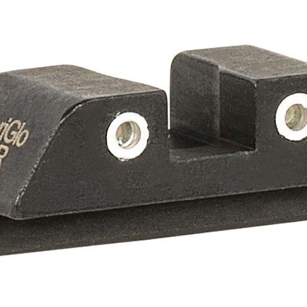 AmeriGlo GL8113R Tritium Rear Sight for Glock  Green Tritium White Outline Rear Sight
