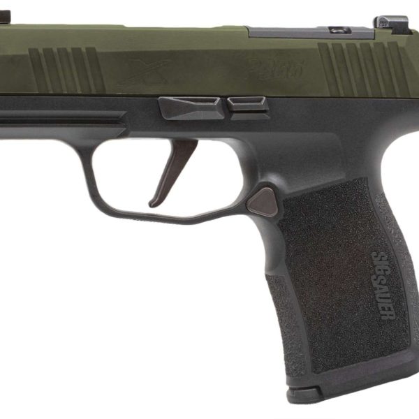 Sig Sauer 365X9GXR3P P365X  Micro Compact Frame 9mm Luger 12+1 3.10" Stainless Steel Optic Ready/Serrated Slide, Stainless Steel Frame w/Accessory Rail, RMSc Footprint