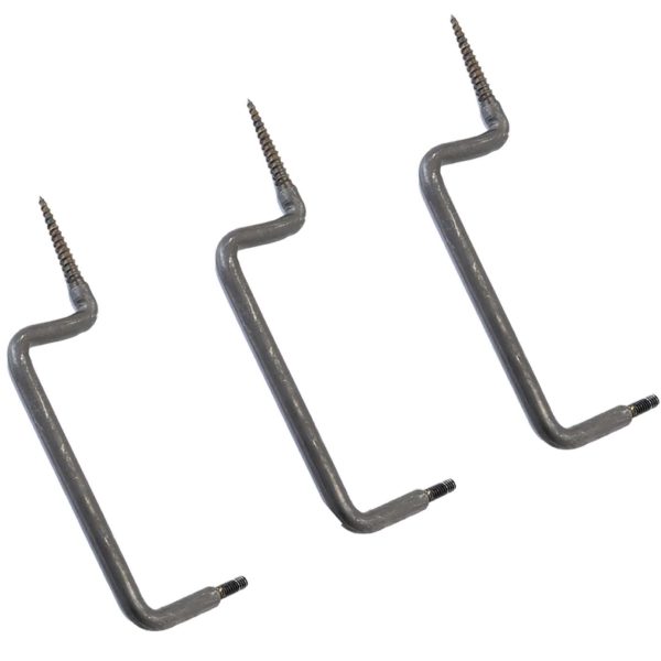 Stealth Cam STCTS3PK Tree Screw Mounts Compatible With 1/4"-20 thread adapter Black 3 Per Pkg