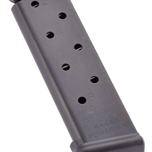 Chip Mccormick Railed Power Mag (RPM) Magazine — .45 ACP, 8-round