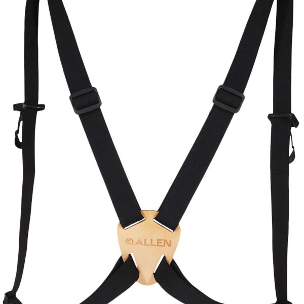 Allen 199 Deluxe Binocular Strap 1.25" Adjustable Black Elastic