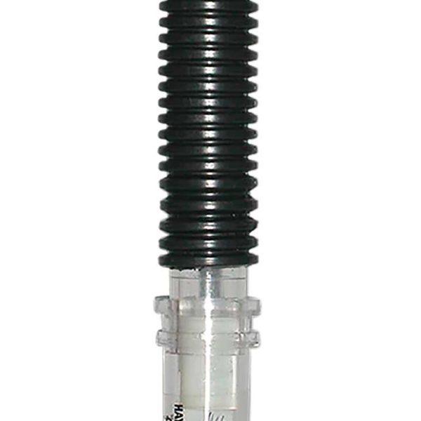 Haydel's Game Calls CH92 Coyote Howler  Tube Call Coyote Sounds Attracts Dominate Dogs Clear/Black Plastic