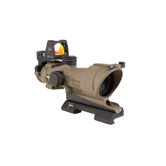 TRIJICON ACOG 4X32/RMR T2 PKG AMB 556 ILL FDE