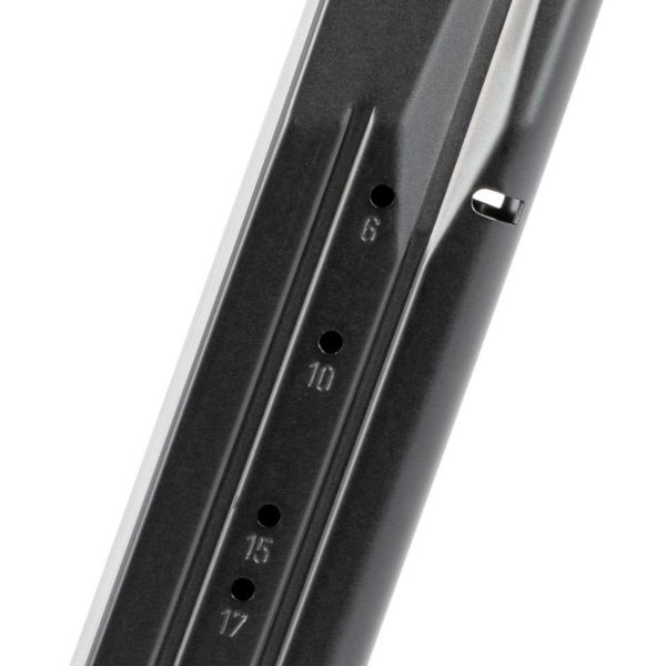 Mec-Gar MGWIT38LFAFC Tanfoglio 17rd 38 Super, Fits Tanfoglio Witness Large Frame Blued w/Anti-Friction Coating Carbon Steel