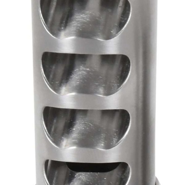 American Precision Arms G2F5838S Gen 2 Fat Bastard Self Timing Brake Stainless Steel with 5/8"-24 tpi Threads, 3.30" OAL & 1.115" Diameter for 338 Cal Rifle