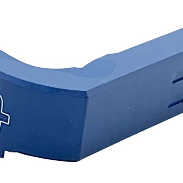 Cross Armory CRGMCBL Mag Catch  Extended Compatible w/Glock Gen1-3/P80 Blue Anodized Aluminum