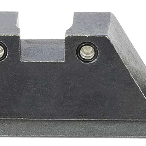 AmeriGlo GL813 Optic Compatible Sight Set for Glock  XL Tall Green Tritium Black Outline Front Sight-Green Tritium Black Outline Rear Sight