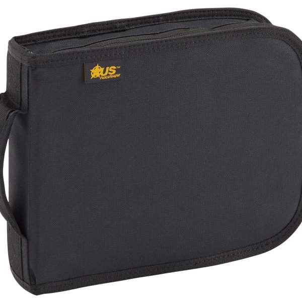 US PeaceKeeper P26108 Handgun Case  Black Holds 1 Handgun Polyester