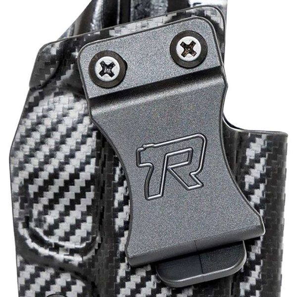 Rounded Gear SSRP365XMACROCFRHVAR Kydex  IWB Black Kydex Fits Sig P365 X Macro Belt Clip Right Hand