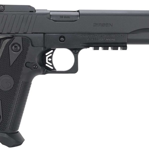 Girsan 395075 Witness2311  10mm Auto 15+1 6" Black Steel Barrel, Black Optic Ready/Serrated Steel Slide, Black Polymer Frame w/Beavertail & Picatinny Rail, Black Checkered Polymer Grip, Ambidextrous