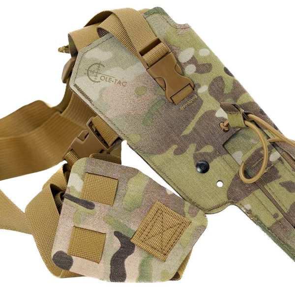 Cole-tac VW113 Varmint Wrangler Pistol Holder Multi-Cam Right Hand