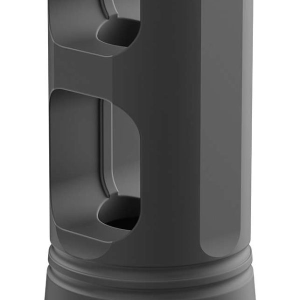Breek Arms BRK4311 Breek LOK 3QD Gemini Dual-Port Black Nitride Steel 5/8"x24 Threads 30 Cal