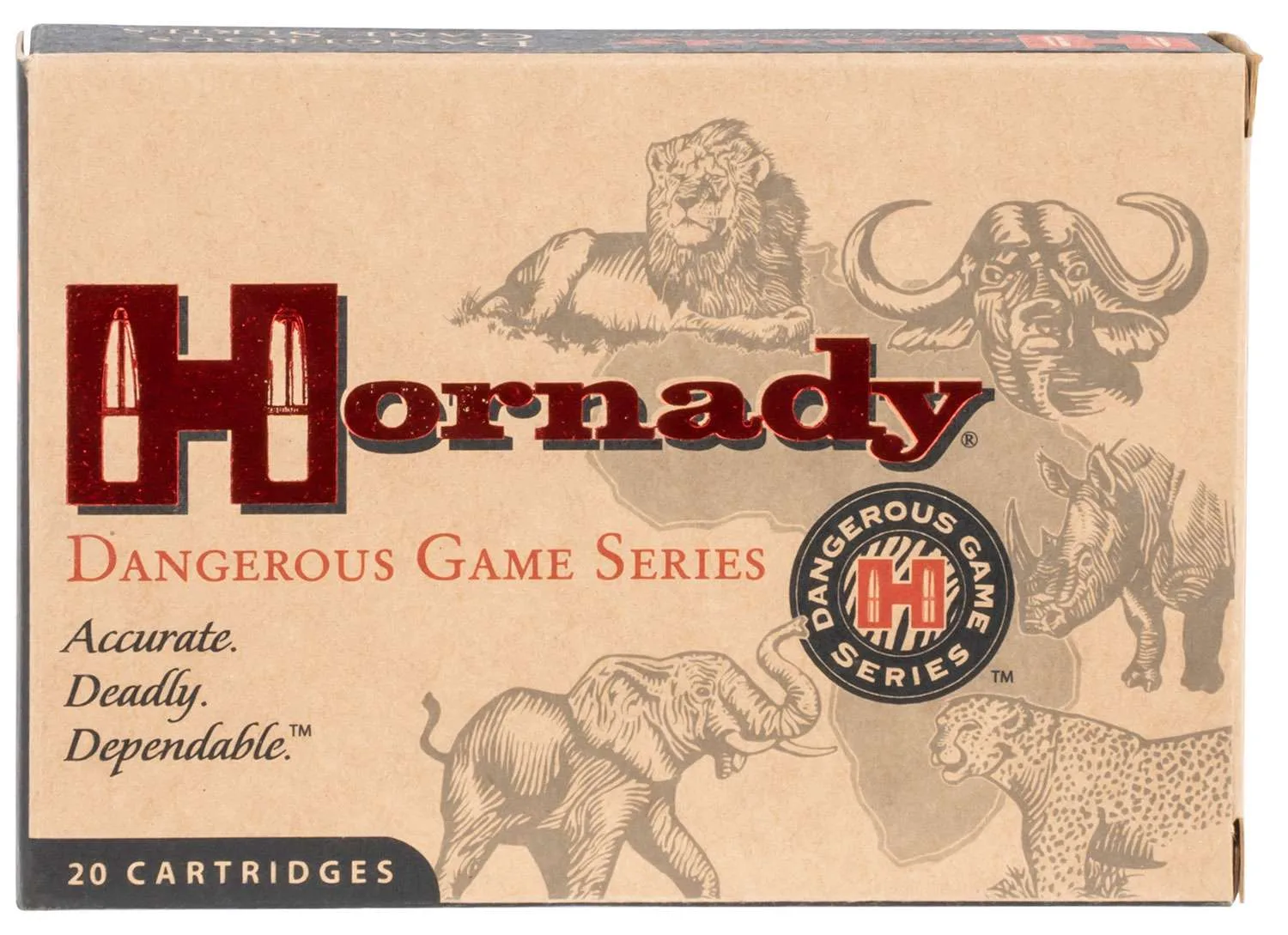 Hornady .416 Rigby 400gr BONDED Brass – 20rd