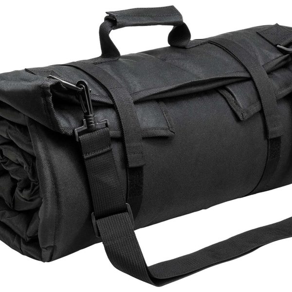 NcStar CVSHMR2957B Roll Up Shooting Mat  Black PVC 69"L x 35" H