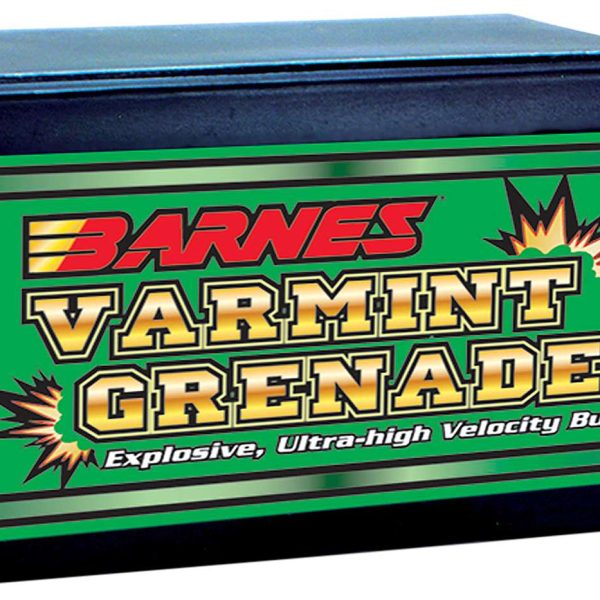 Barnes Bullets 30198 Varmint Grenade Ultra High Velocity 223Rem 50gr Flat Base Hollow Point 100/Box