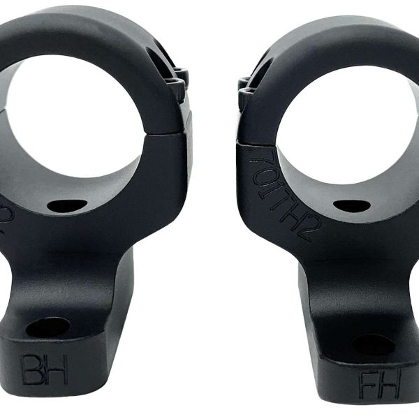 DNZ 701H2 Game Reaper 2 Scope Mount/Ring Combo Matte Black 1" Howa