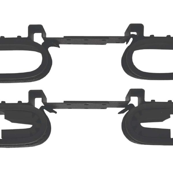 Rugged Gear 10075 Gun Rack Overhead Black Steel Holds 2 Rifle/Shotgun