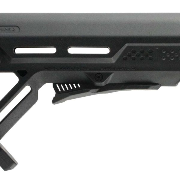 Strike STRIKEESMOD1BKBLU MOD1 Mil-Spec Black with Blue Accent Synthetic for AR-15, M16