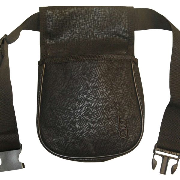 Bob Allen 23284 Classic Divided Shell Pouch Leather 50rd Belt Mount 26-50" Belt