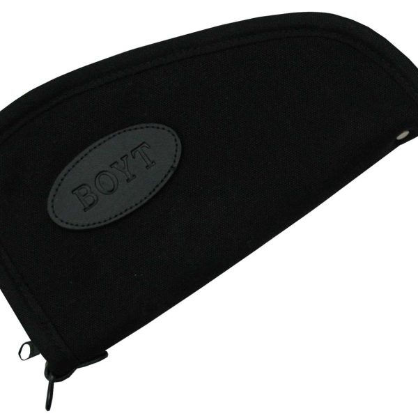 Boyt Harness 0PP630003 Heart-Shaped Pistol Rug 14" Long Black Canvas Holds Handgun