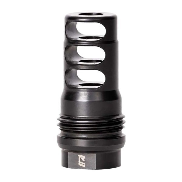 Rugged Suppressor MB011 3 Port Brake  Black with 1/2"-28 tpi Threads & 2.16" OAL for 5.56x45mm NATO Radiant762, Surge762, Razor762 & Micro30 Suppressors